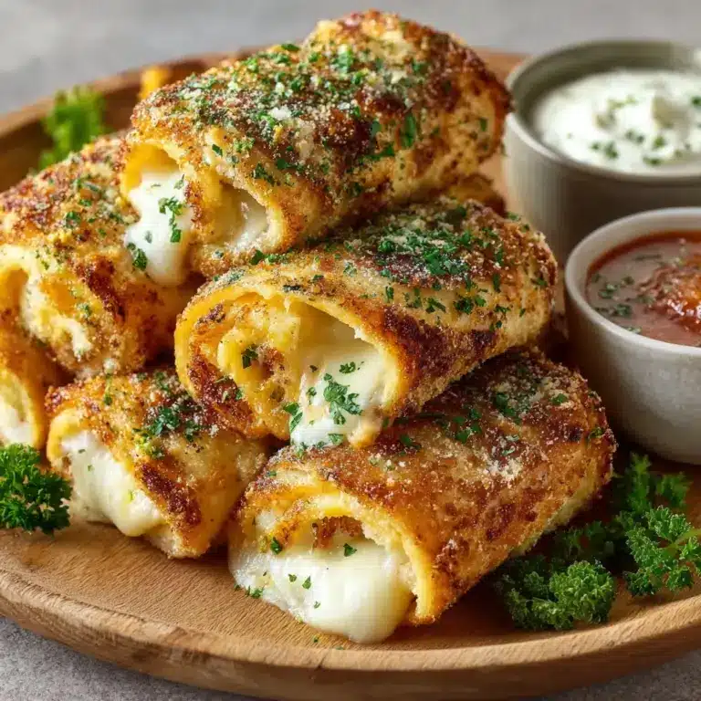 Cheesy Garlic Butter Rollups Recipe