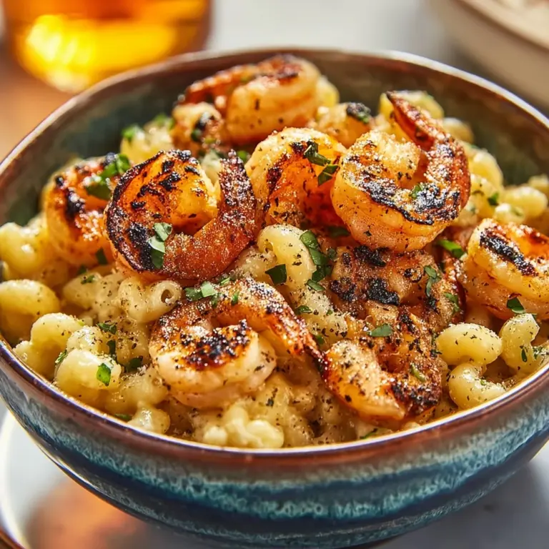 Spicy Blackened Shrimp Cavatappi Recipe