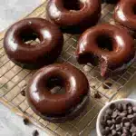 Healthy Chocolate Protein Donuts (Gluten Free, Paleo) Recipe