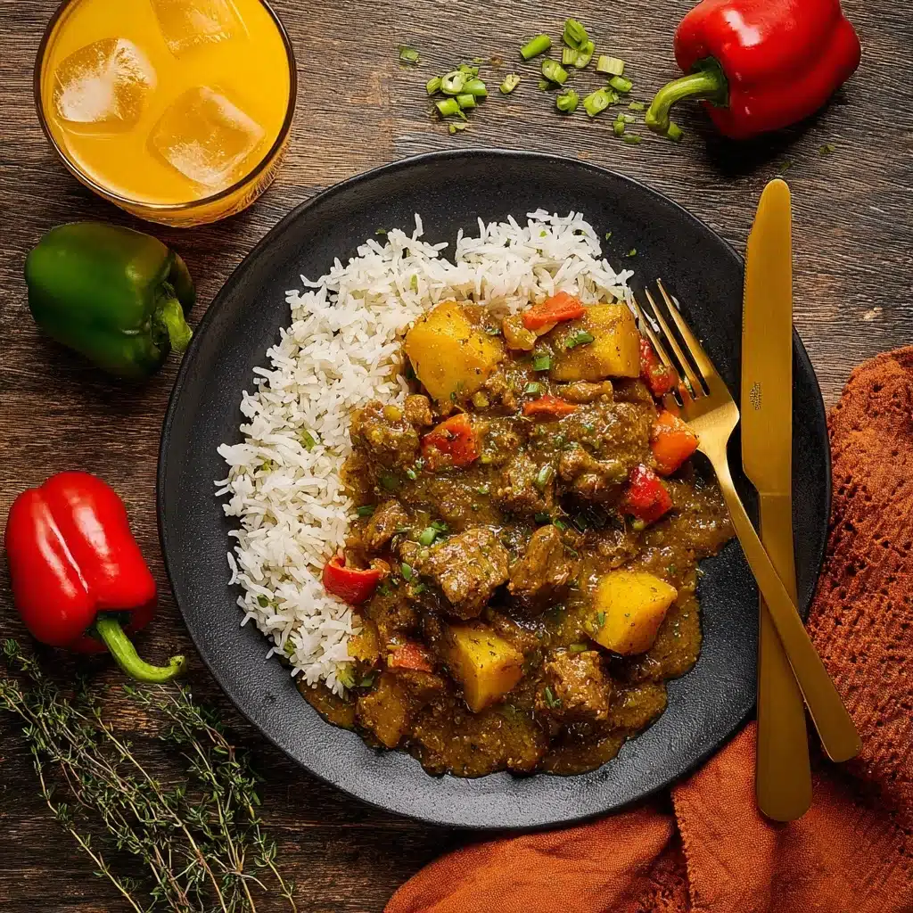 Authentic Jamaican Curry Chicken Recipe - Recipe Image