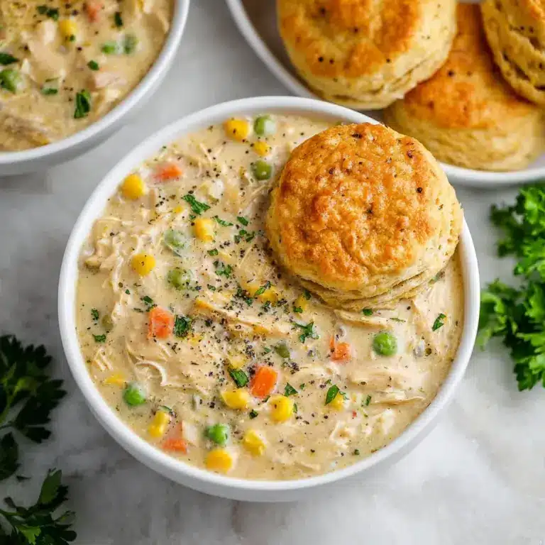 Easy Slow Cooker Chicken Pot Pie Recipe
