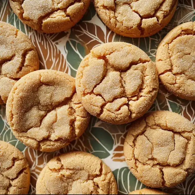 Thick and Chewy Peanut Butter Cookies Recipe