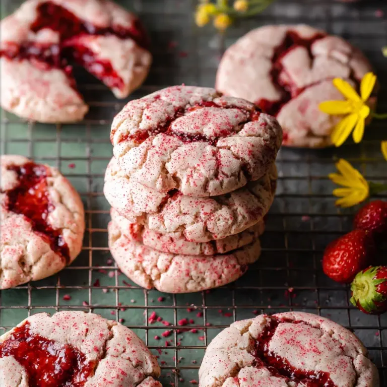 Double Strawberry Sugar Cookies Recipe
