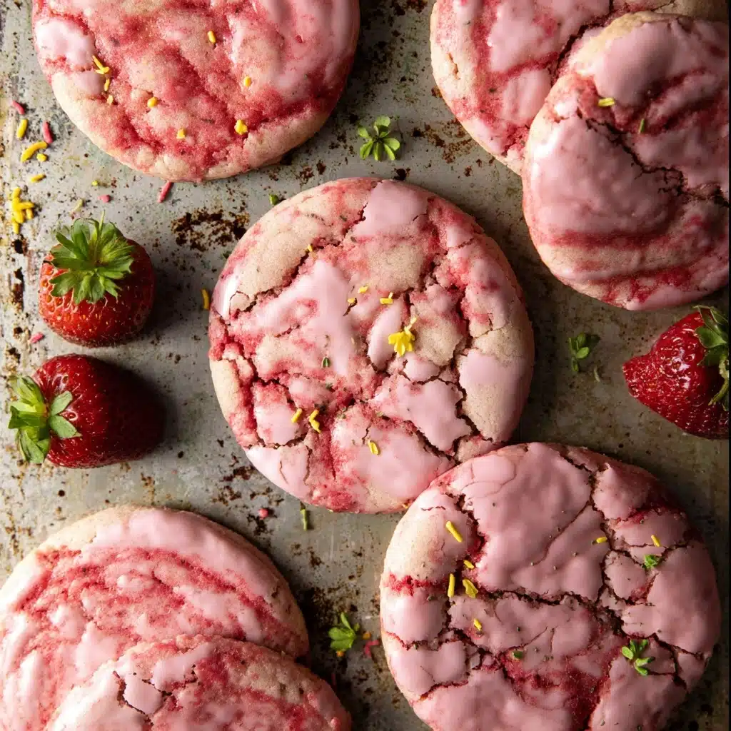 Double Strawberry Sugar Cookies Recipe - Recipe Image