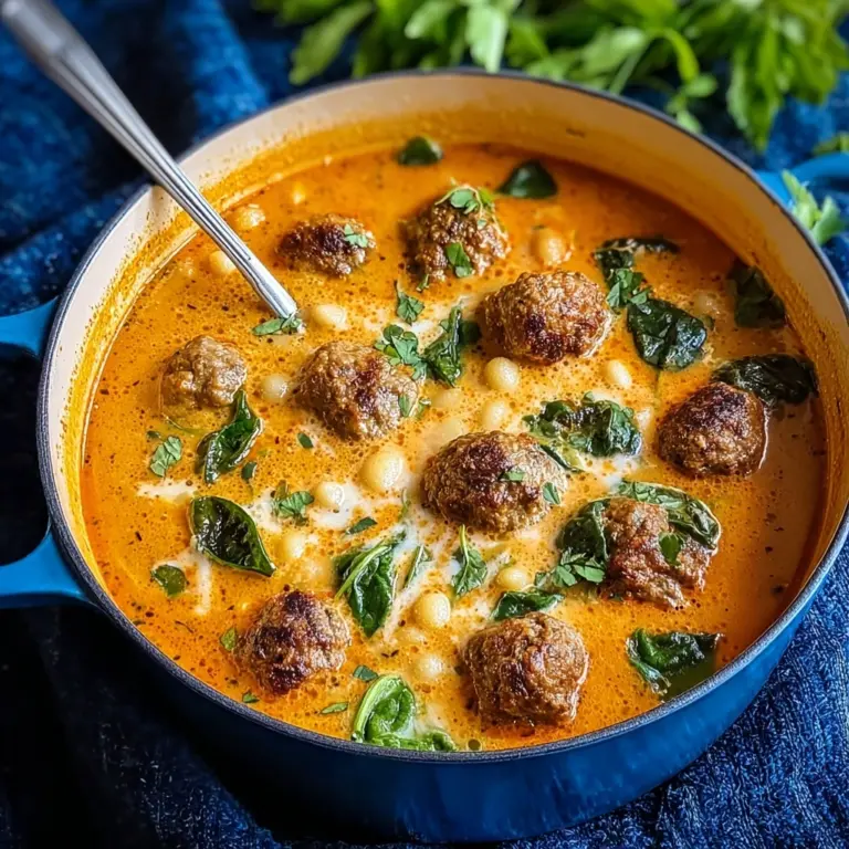 Creamy Italian Meatball Soup to Warm Your Soul Recipe
