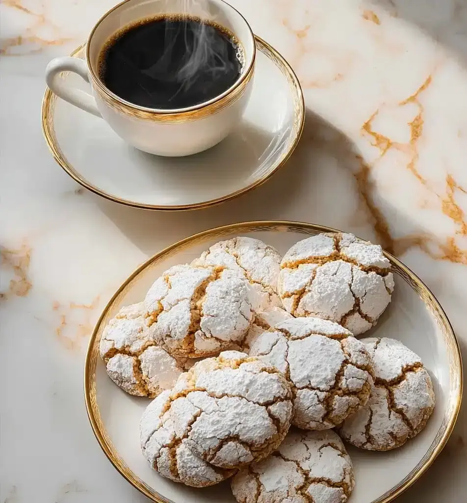 Cinnamon Coffee Crinkles Recipe