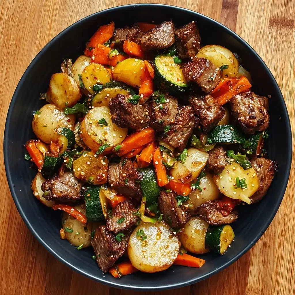 Easy Blackstone Cowboy Stir Fry Dinner Recipe - Recipe Image