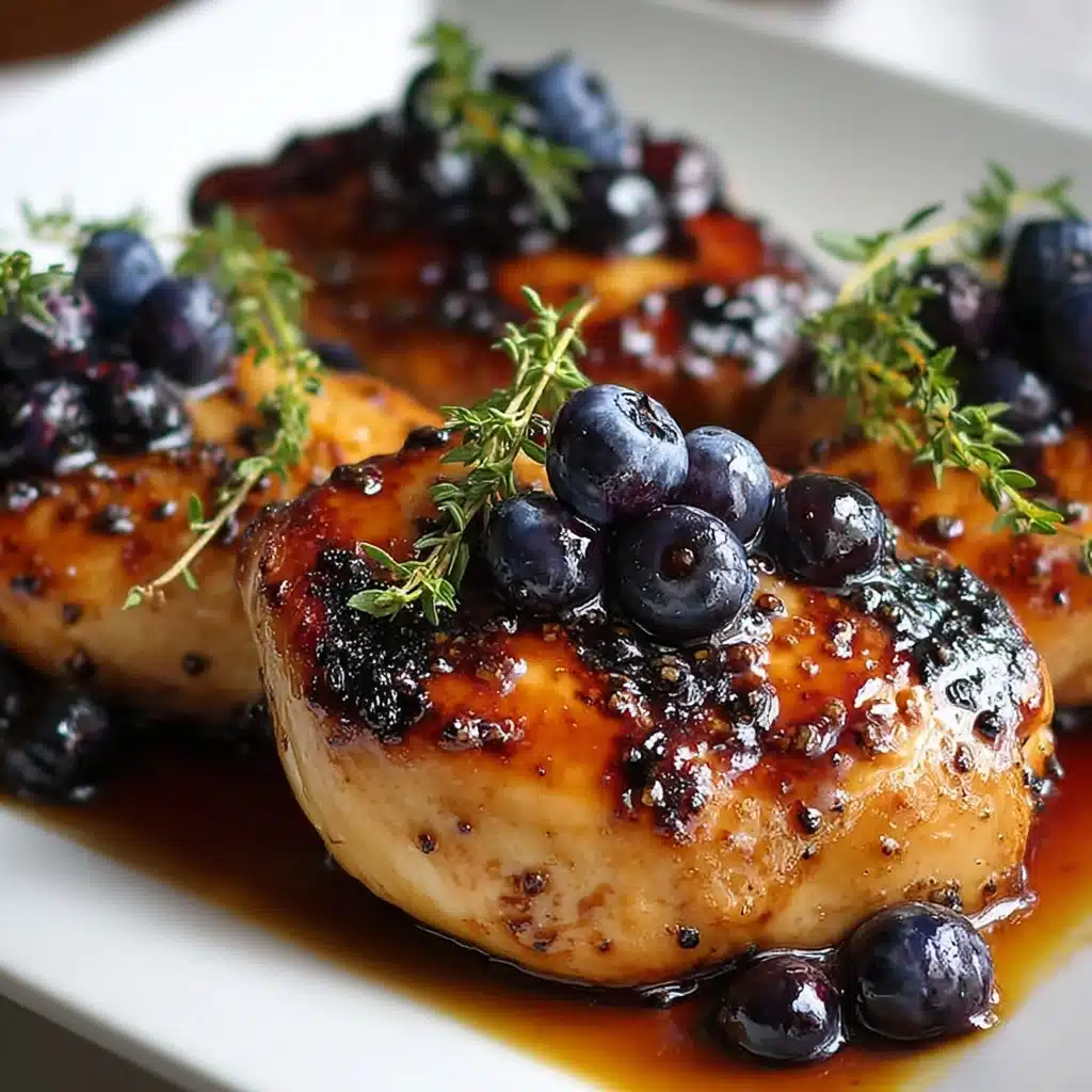 The Best Blueberry Thyme Chicken Recipe - Recipe Image