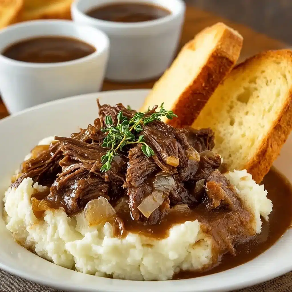 Slow Cooker Beef Manhattan Recipe - Recipe Image
