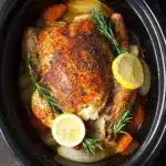 Slow Cooker Whole Chicken Recipe