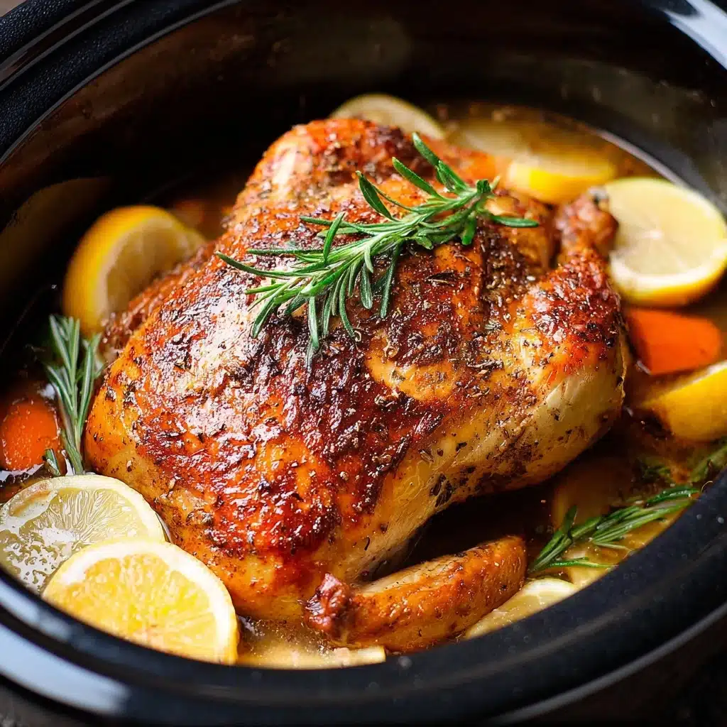 Slow Cooker Whole Chicken Recipe - Recipe Image