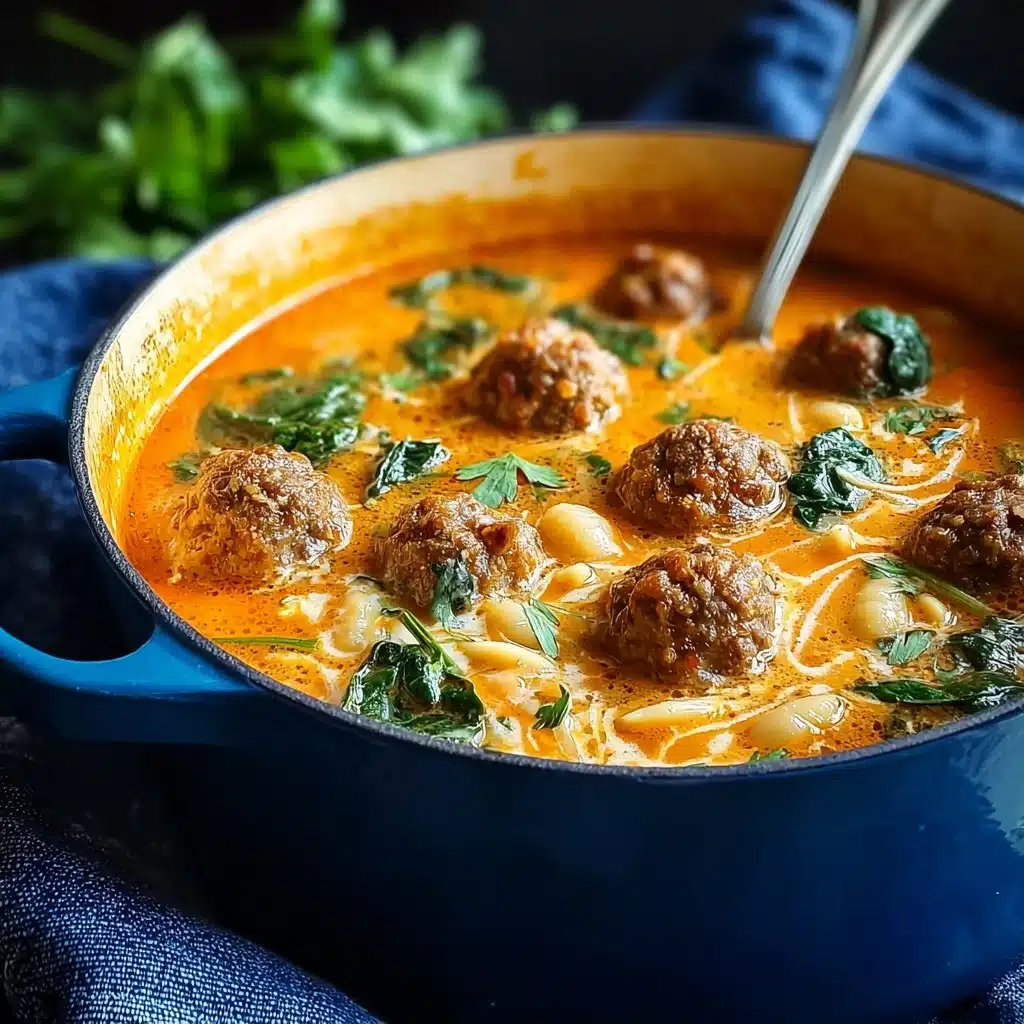 Creamy Italian Meatball Soup to Warm Your Soul Recipe - Recipe Image
