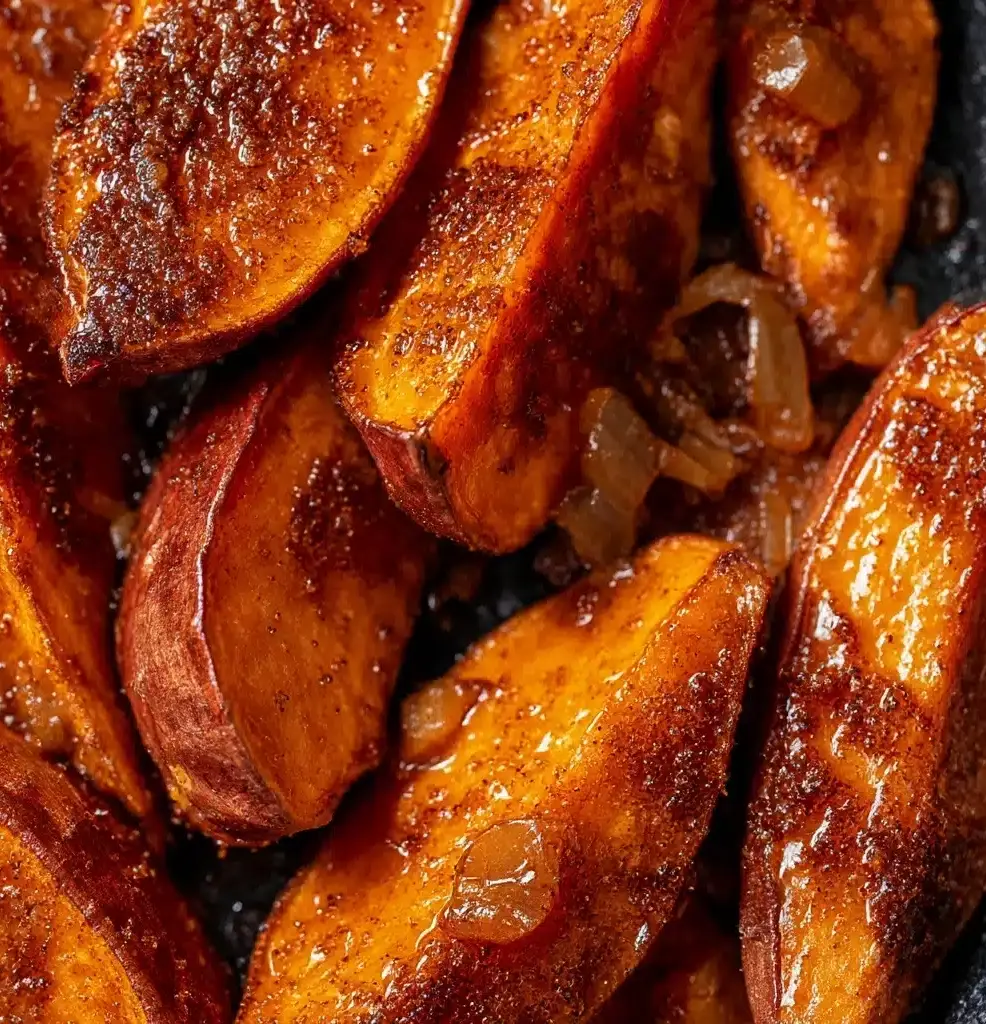 Walnut Maple Roasted Sweet Potatoes Recipe