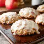 Baked Apple Fritters with Glaze Recipe