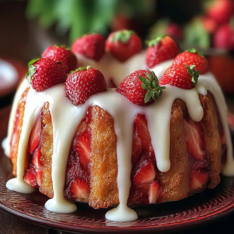 Strawberry Cream Cheese Pound CakeIngredients Recipe