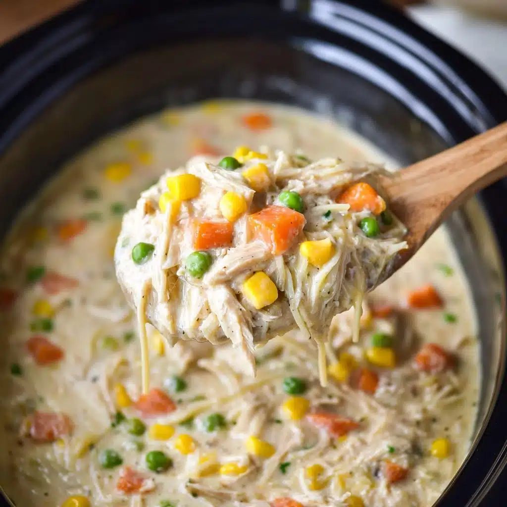 Easy Slow Cooker Chicken Pot Pie Recipe - Recipe Image