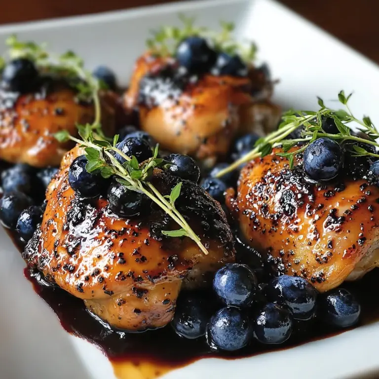The Best Blueberry Thyme Chicken Recipe