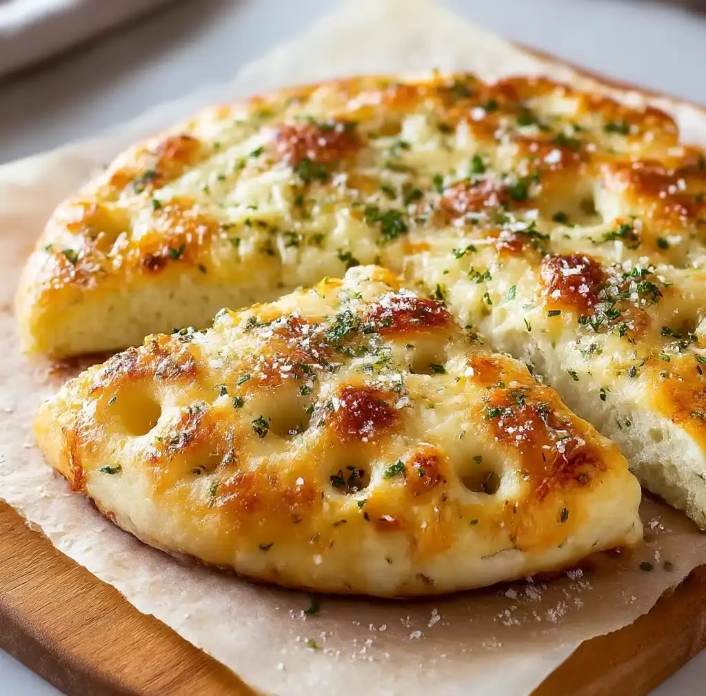 Garlic Parmesan Focaccia Bread Recipe