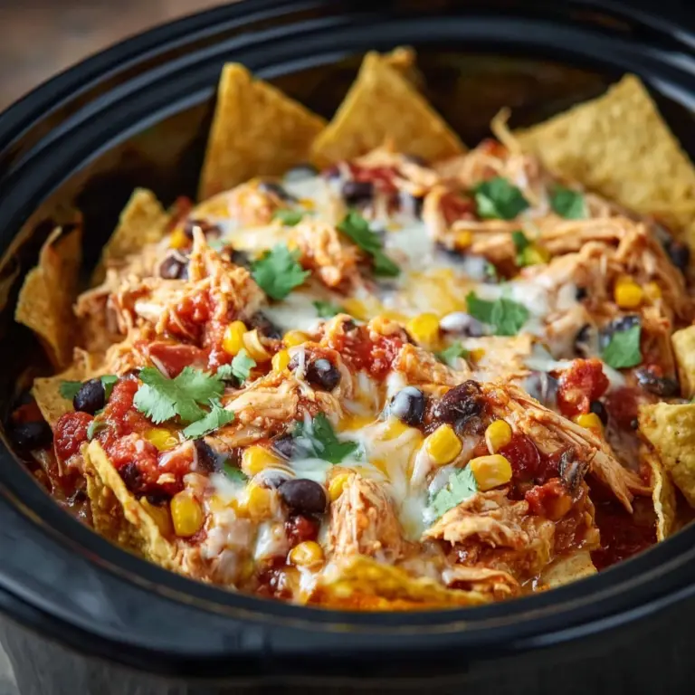 Crockpot Chicken Enchilada Casserole Recipe
