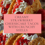 Strawberry Crunch Cheesecake Tacos Recipe