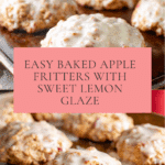 Baked Apple Fritters with Glaze Recipe