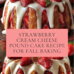 Strawberry Cream Cheese Pound CakeIngredients Recipe