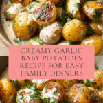 Creamy Garlic Baby Potatoes Recipe