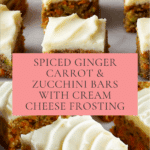 Spiced Ginger Carrot and Zucchini Bars Recipe