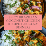 Spicy Brazilian Coconut Chicken: A Flavorful Delight! Recipe