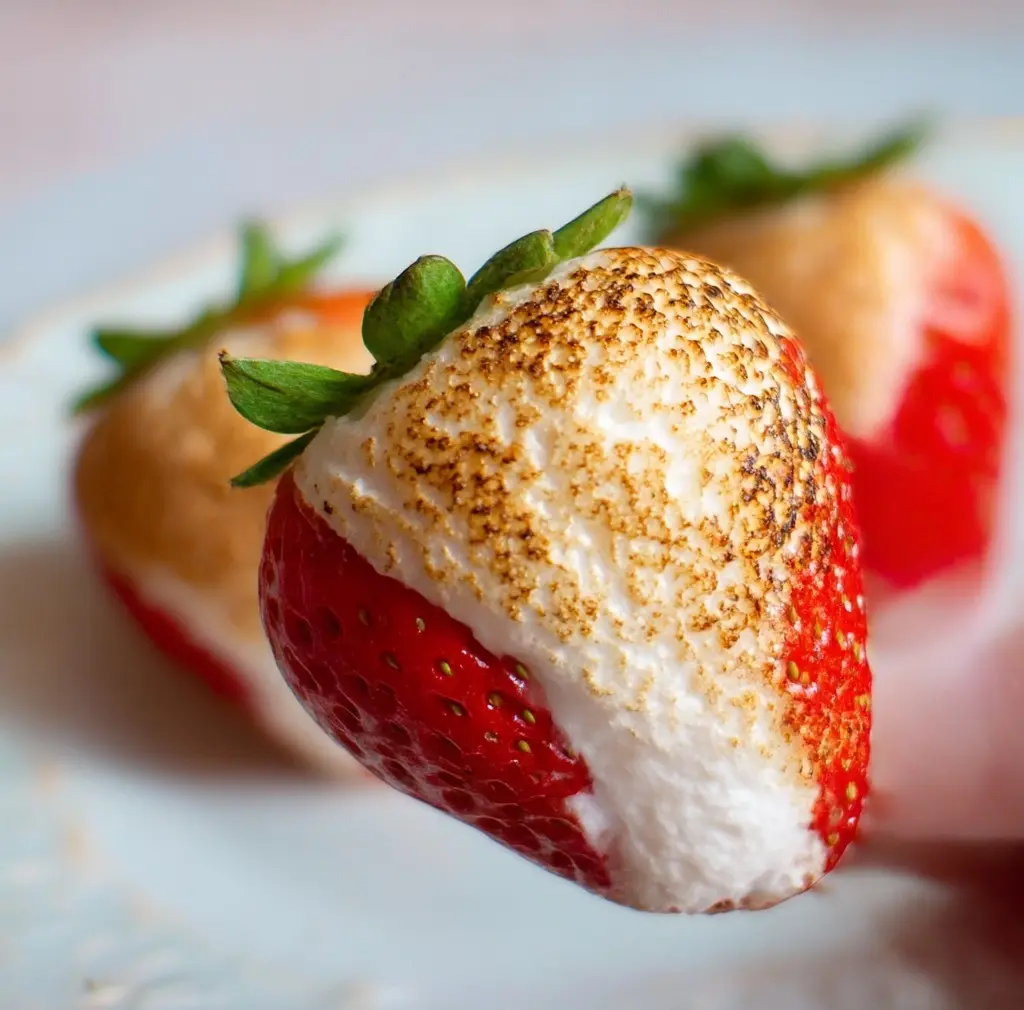 Toasted Marshmallow Strawberries Recipe