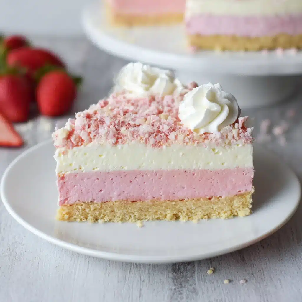 Strawberry Crunch Cheesecake Recipe - Recipe Image