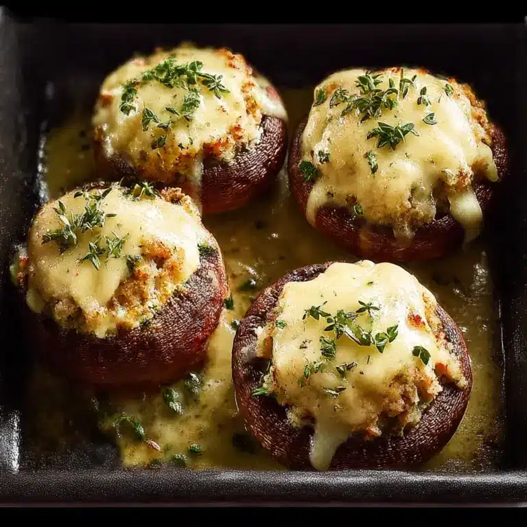 Delicious Restaurant-Style Stuffed Mushrooms Recipe