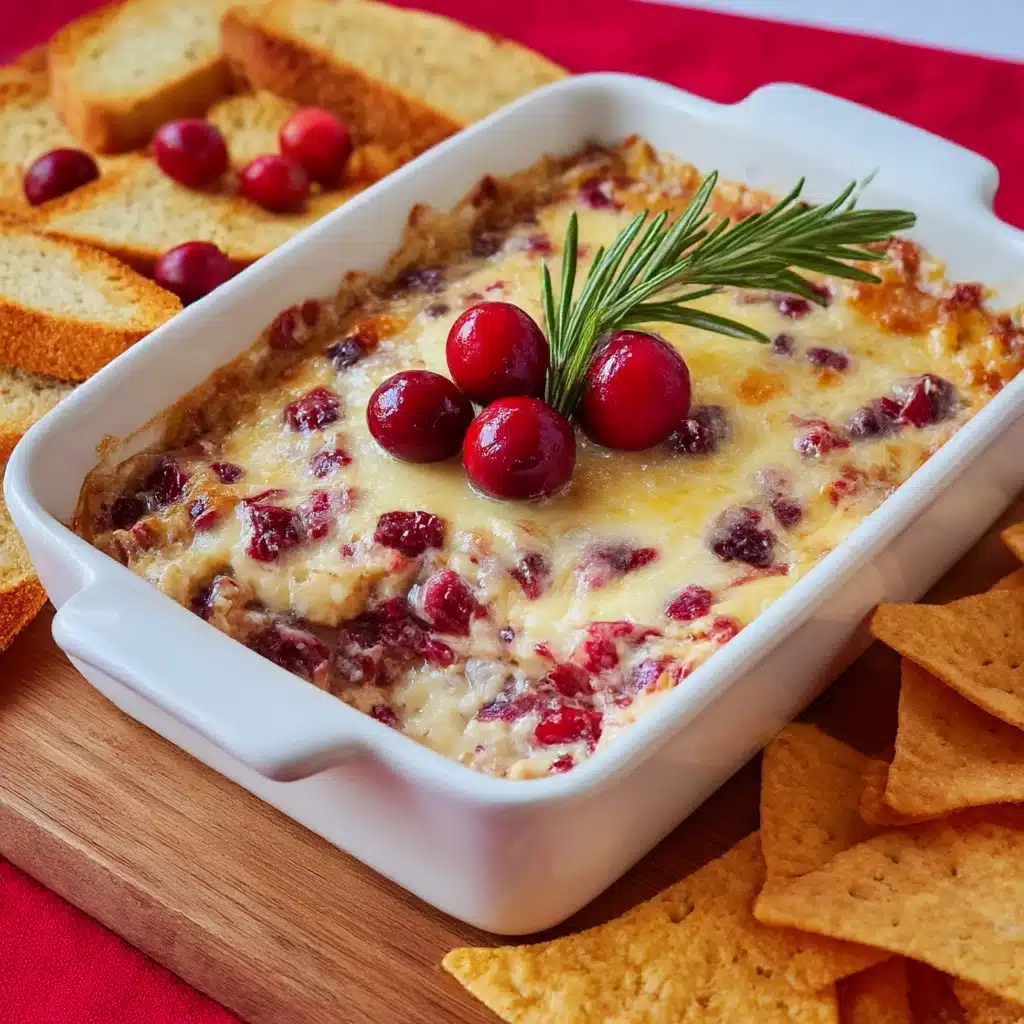 Baked Cranberry Cream Cheese Dip Recipe - Recipe Image