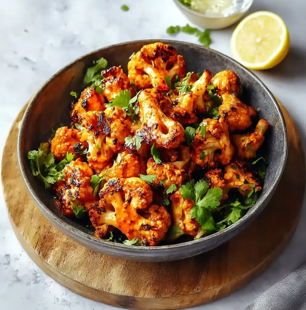 Moroccan Cauliflower with Tahini-Honey Recipe