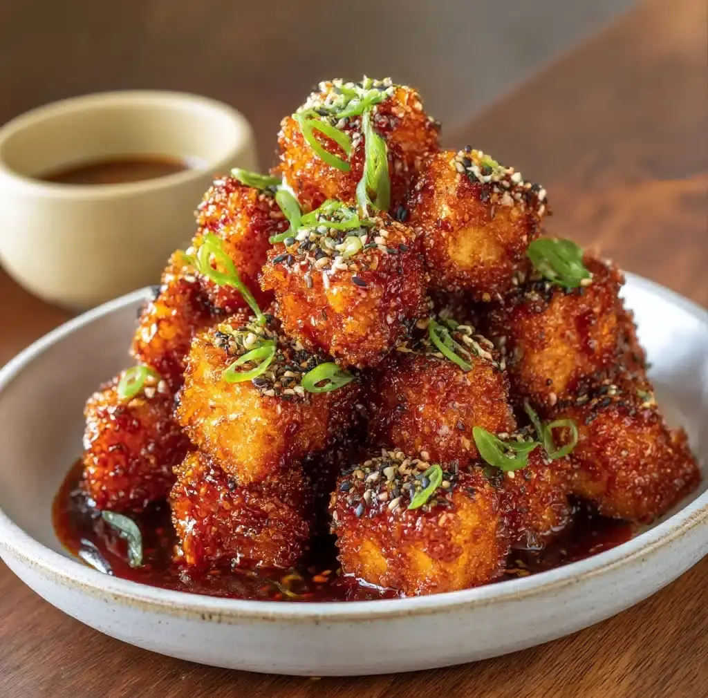 Crispy Spicy Salmon Bites Recipe