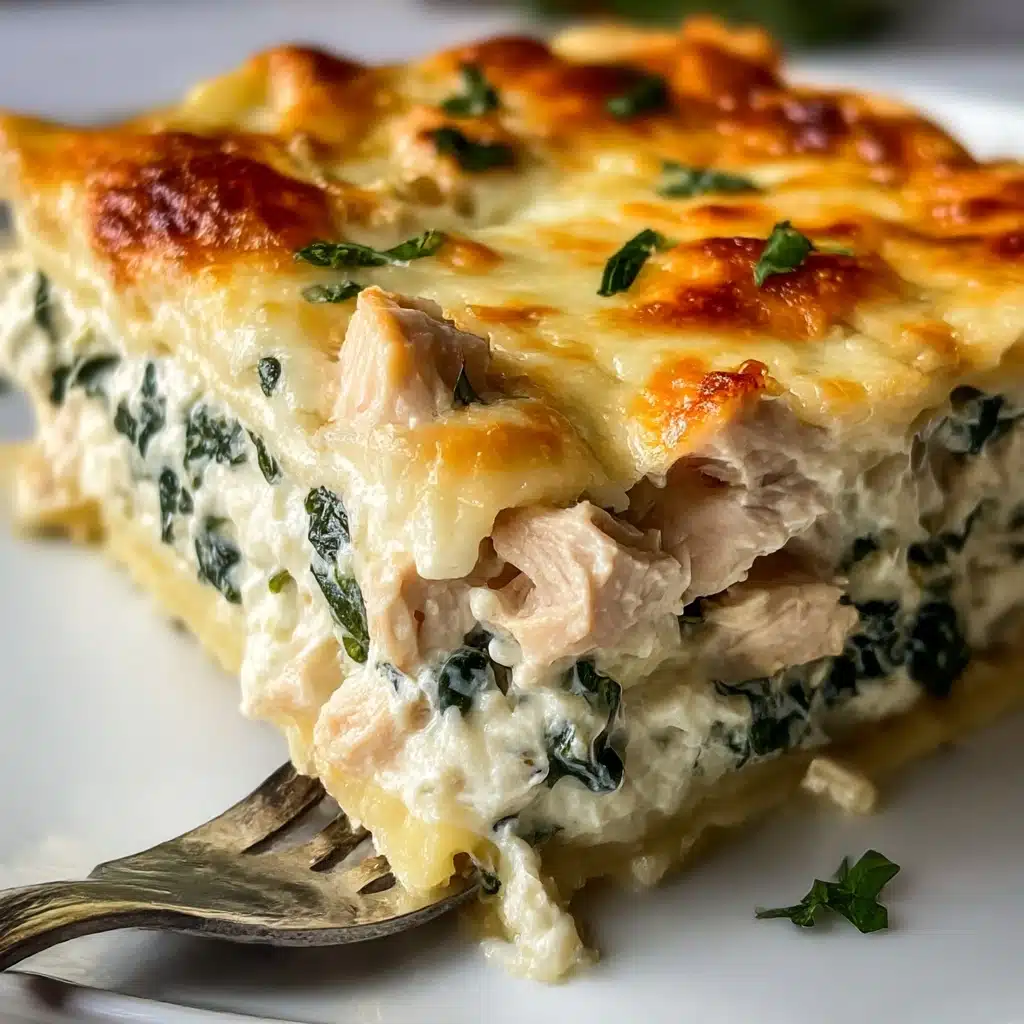Chicken and Spinach Casserole with Cream Cheese Recipe - Recipe Image