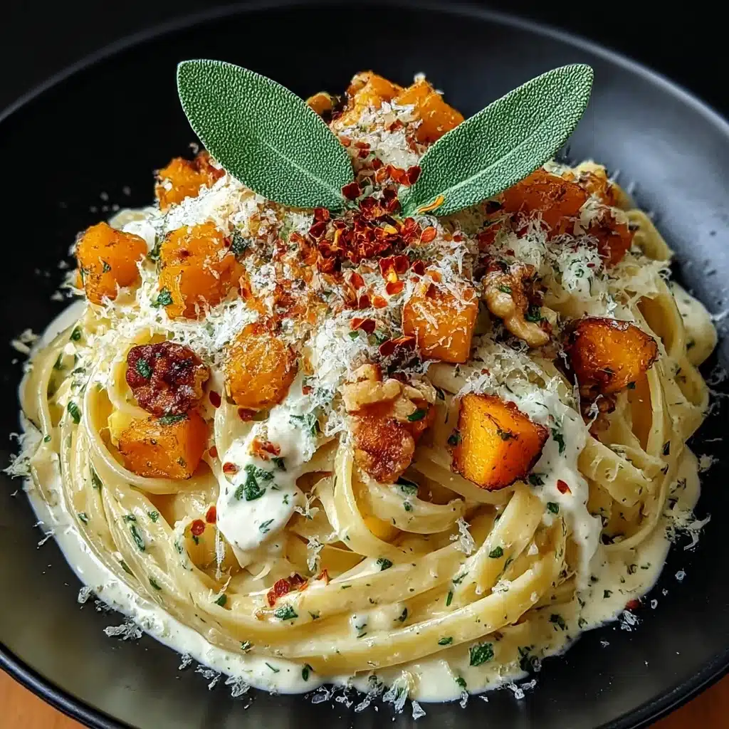 Savory Butternut Squash & Sage Pasta Recipe - Recipe Image