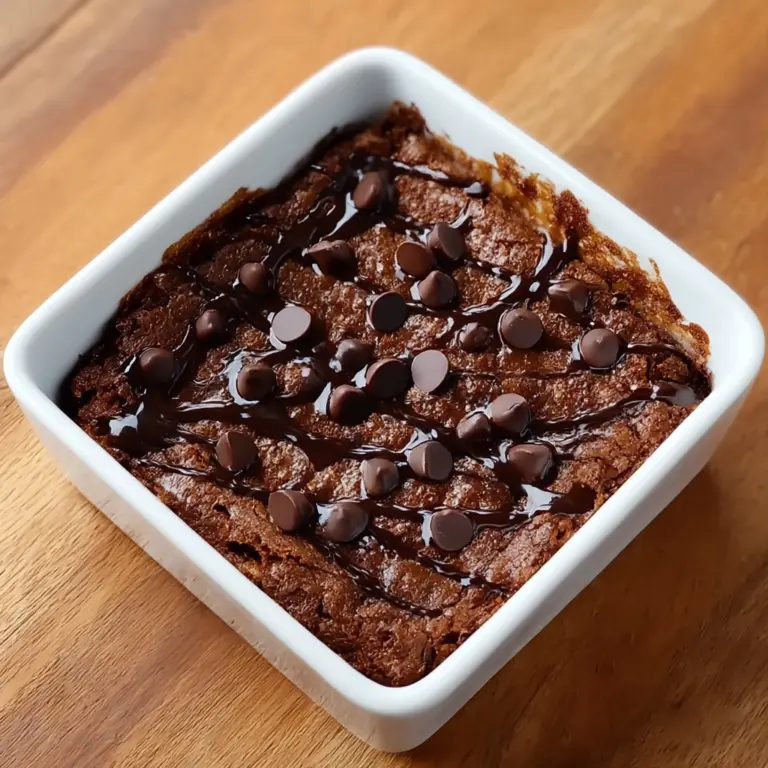 Quick Cottage Cheese Microwave Brownie Recipe
