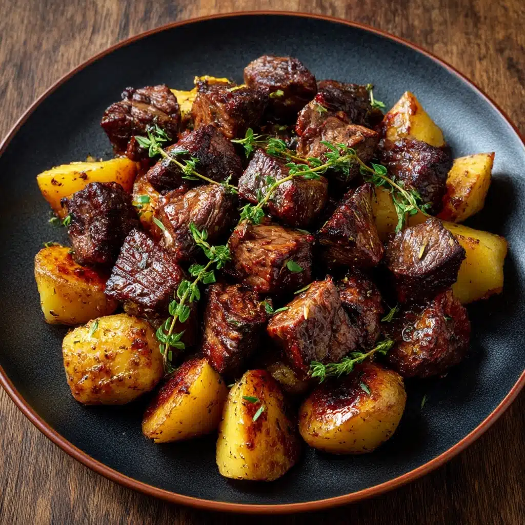 Crockpot Loaded Steak and Potato Bake Recipe - Recipe Image