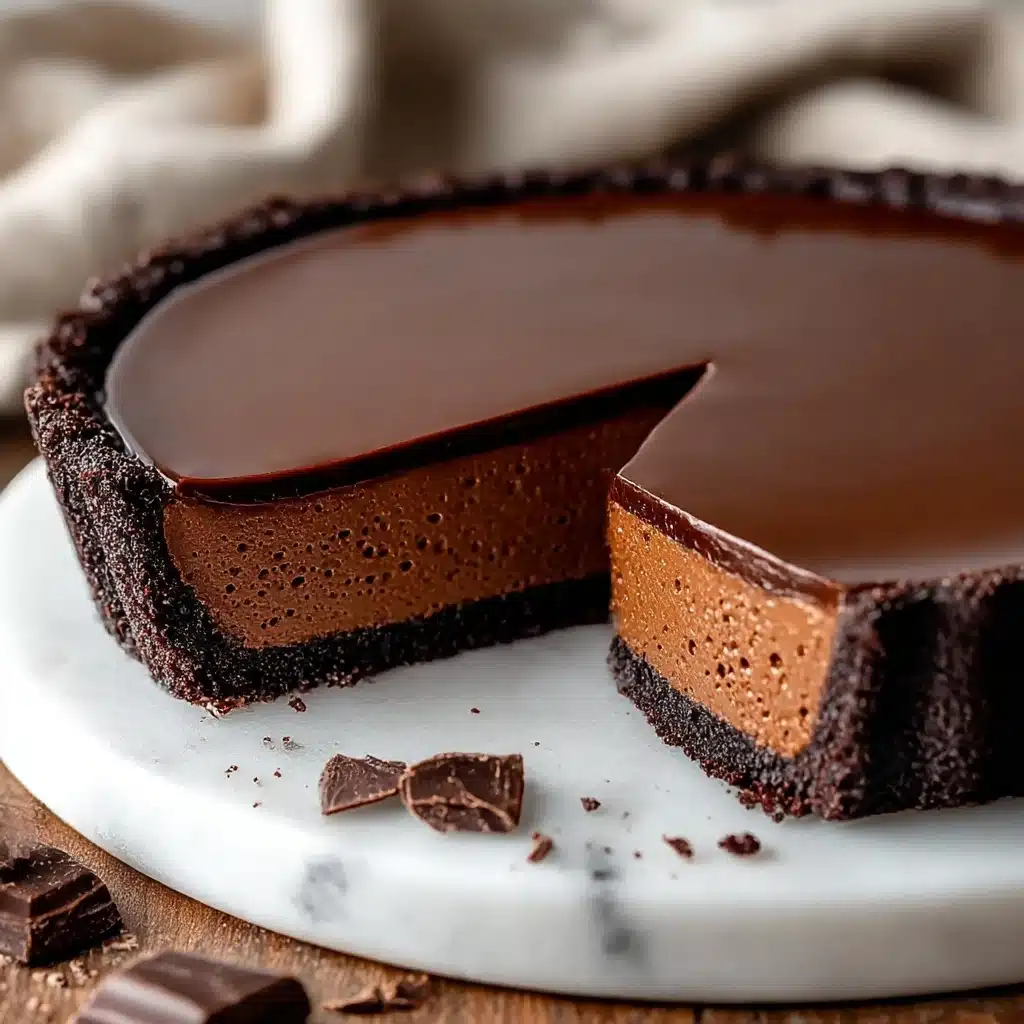 French Chocolate Flan Recipe - Recipe Image