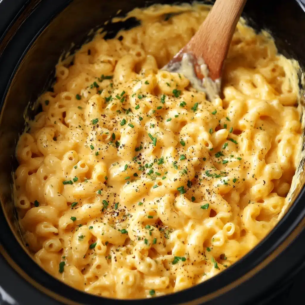 Slow Cooker Four Cheese Mac and Cheese Recipe - Recipe Image