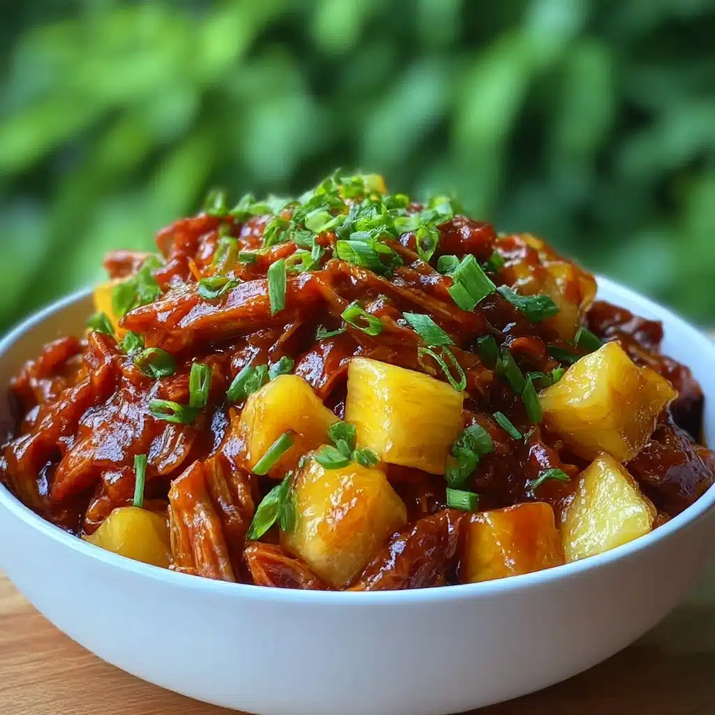 Easy Crockpot Pineapple BBQ Chicken (Ready in Minutes!) Recipe - Recipe Image