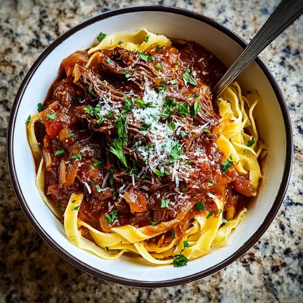 Sunday Slow Cooker Beef Ragu Recipe - Recipe Image