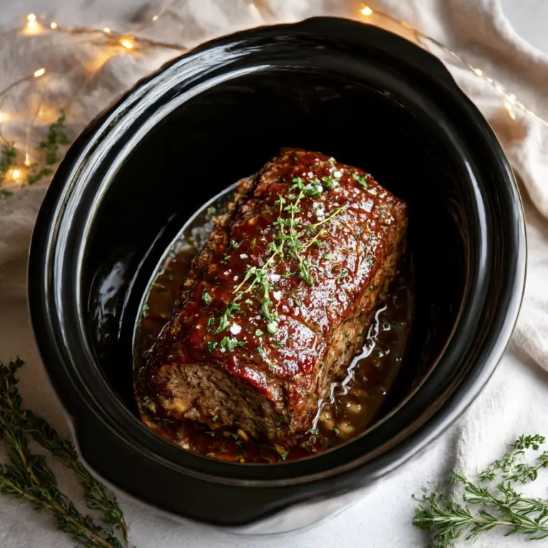 Crockpot Meatloaf Recipe