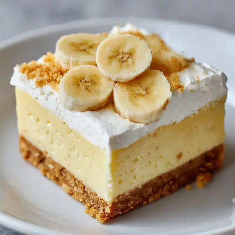 Banana Pudding Cheesecake Bars Recipe