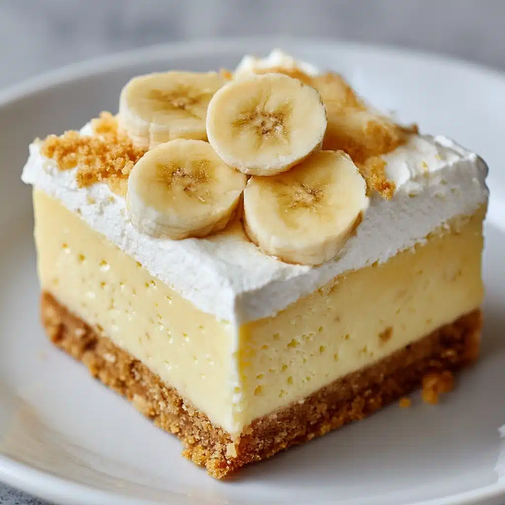 Banana Pudding Cheesecake Bars Recipe - Recipe Image