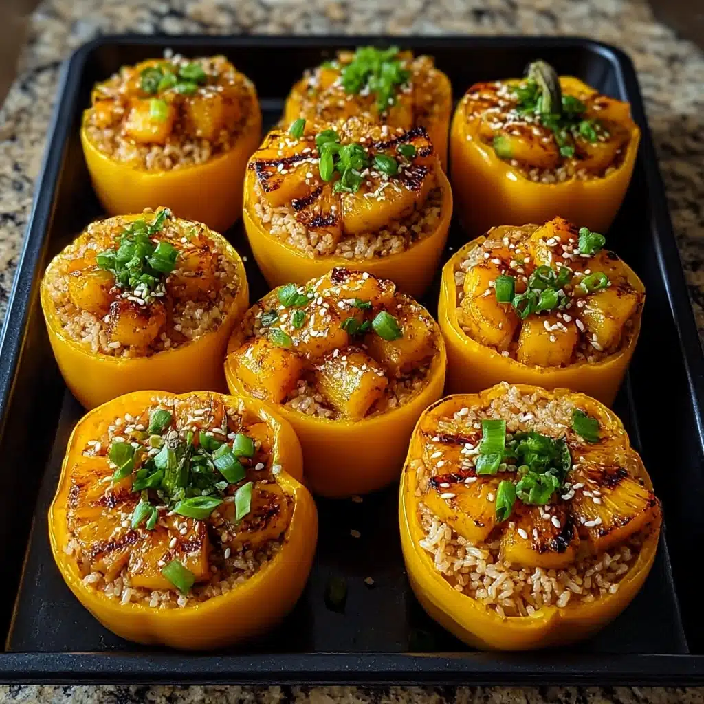 5 Ultimate Steps to Make Teriyaki Pineapple Chicken and Rice Stuffed Peppers (Sweet & Savory)
 - Recipe Image