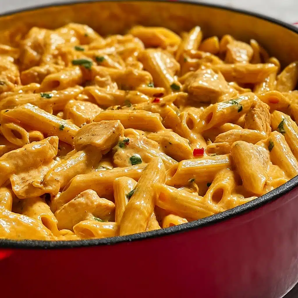 One-Pot Smoky Chipotle Cheesy Chicken Pasta Recipe - Recipe Image