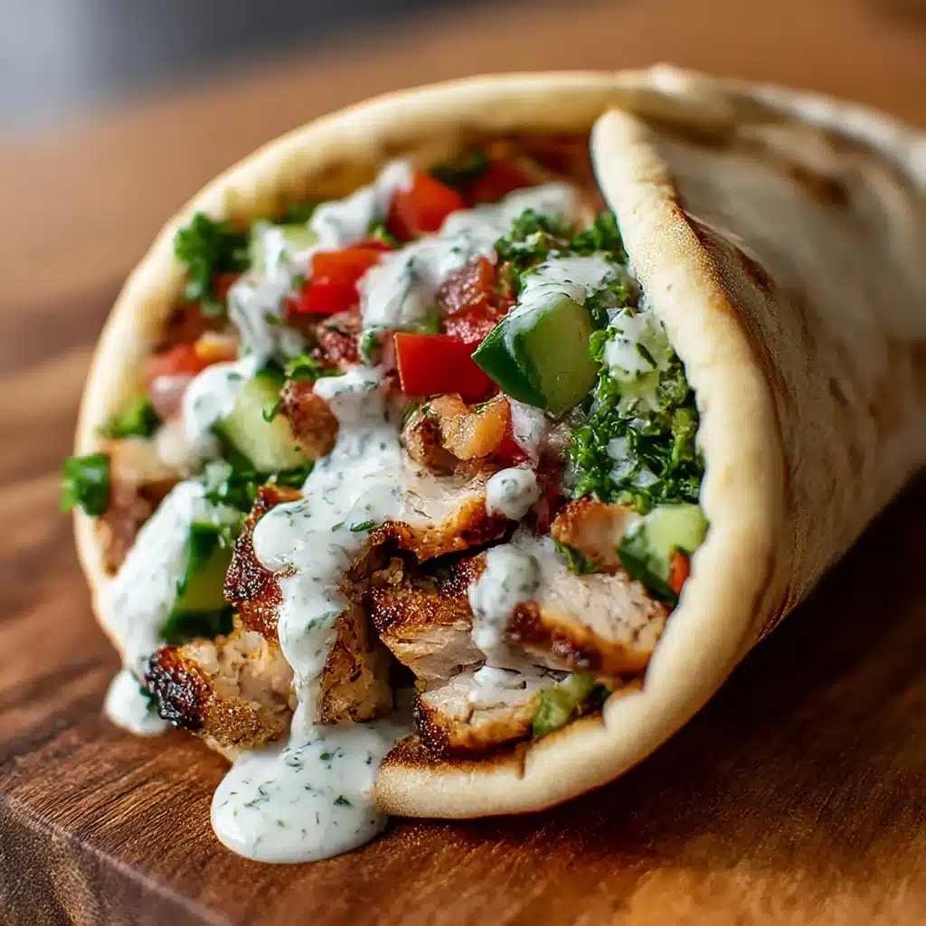 Chicken Shawarma with Garlic Sauce Recipe - Recipe Image