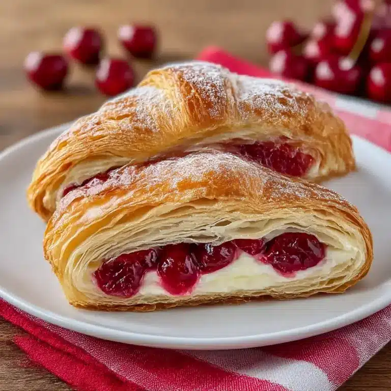 Irresistible Cherry Cheese Danish Recipe